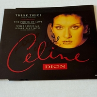 Celine Dion - Think Twice CD. Signed by Celine Dion