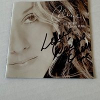 Celine Dion - All The Way CD. Signed by Celine Dion