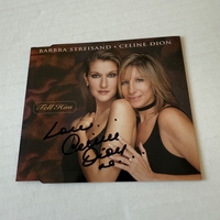 Celine Dion - Tell Him CD. Signed by Celine Dion
