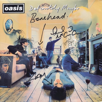 Oasis full signed Definitely Maybe LP