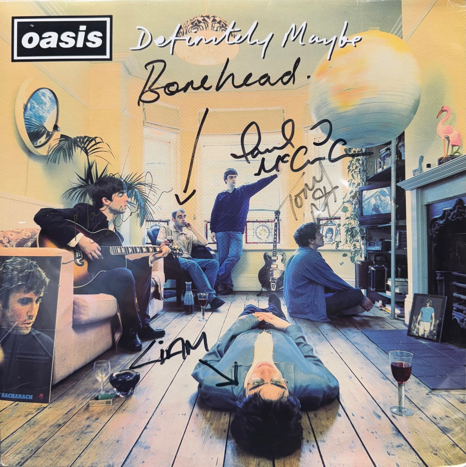Oasis full signed Definitely Maybe LP