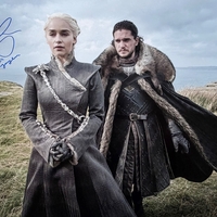 Emilia Clarke Signed Game Of Thrones 20x30” Photo