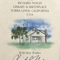 RIchard Nixon signed item
