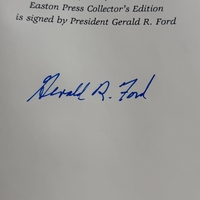 Gerald R. Ford signed item