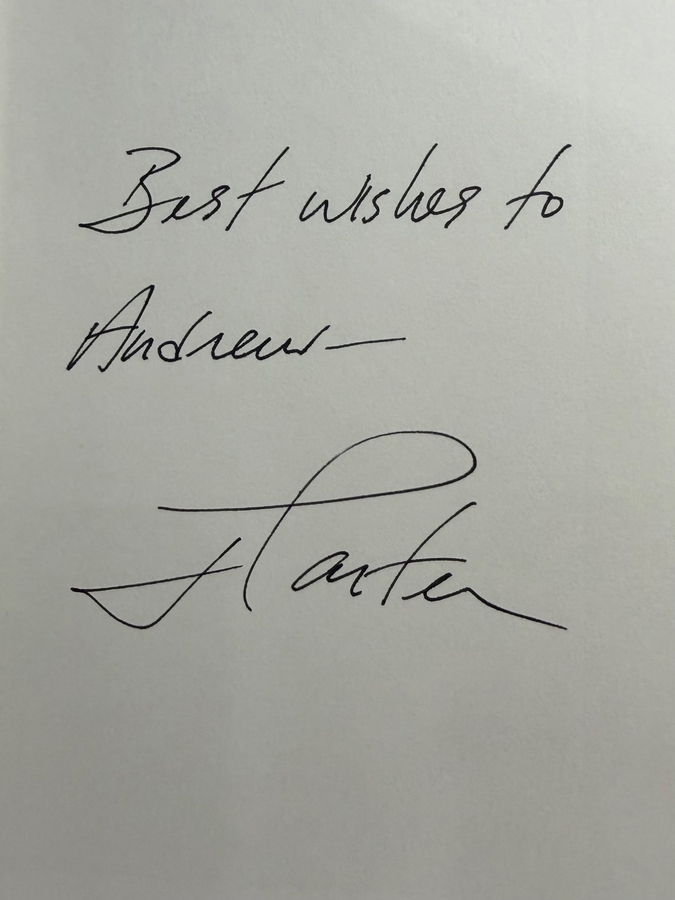 Jimmy Carter signed item