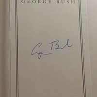 George H.W. Bush signed item