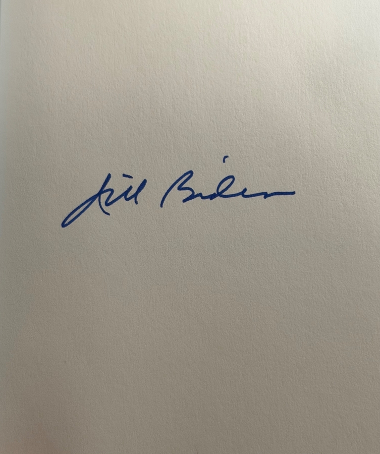 Jill Biden signed item