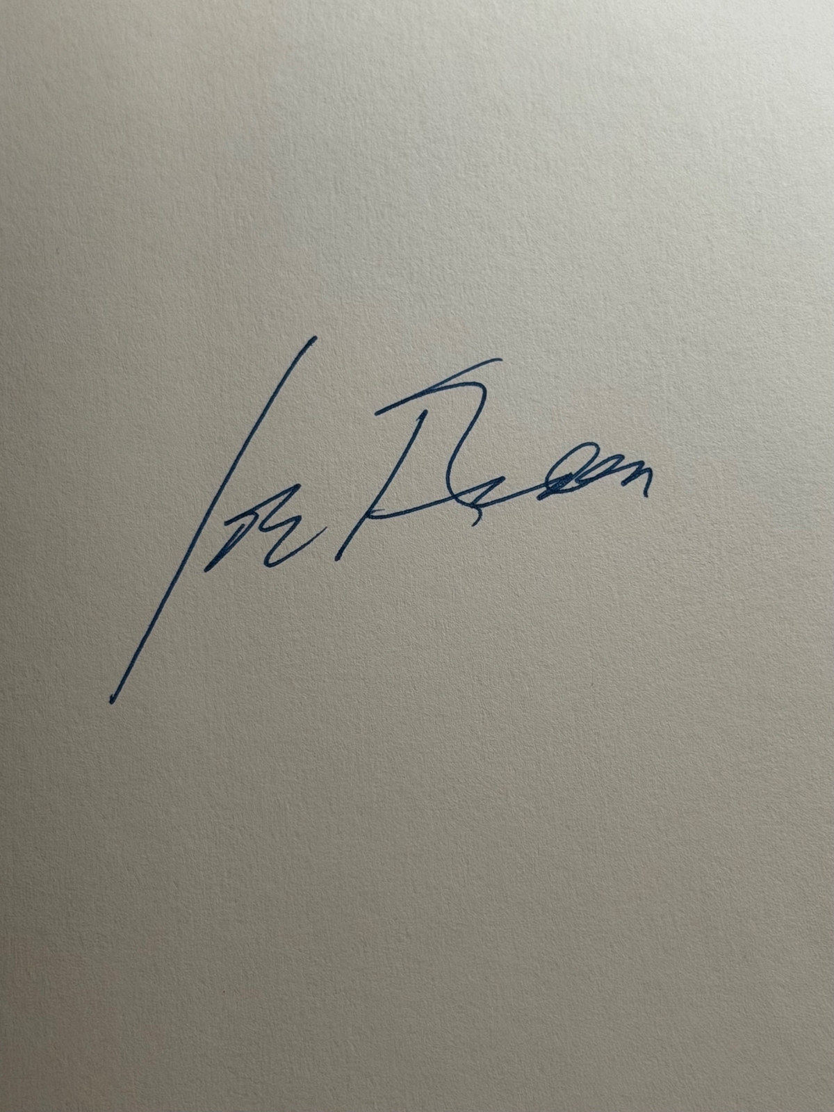 Joe Biden signed item