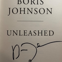 Boris Johnson signed item