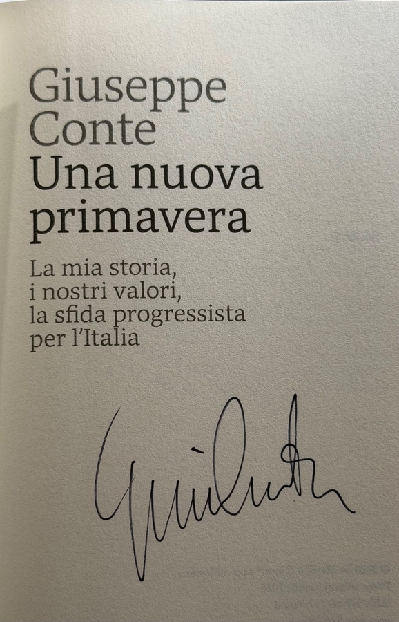 Giuseppe Conte signed item