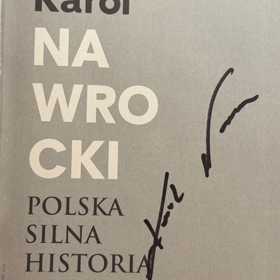 Karol Nawrocki signed item