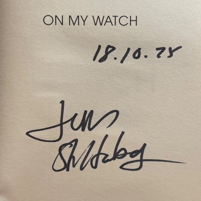 Jens Stoltenberg signed item
