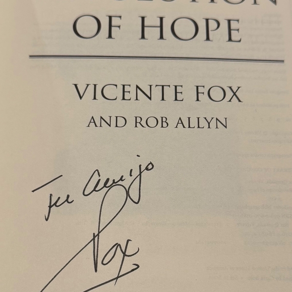 Vincente Fox Quesada signed item