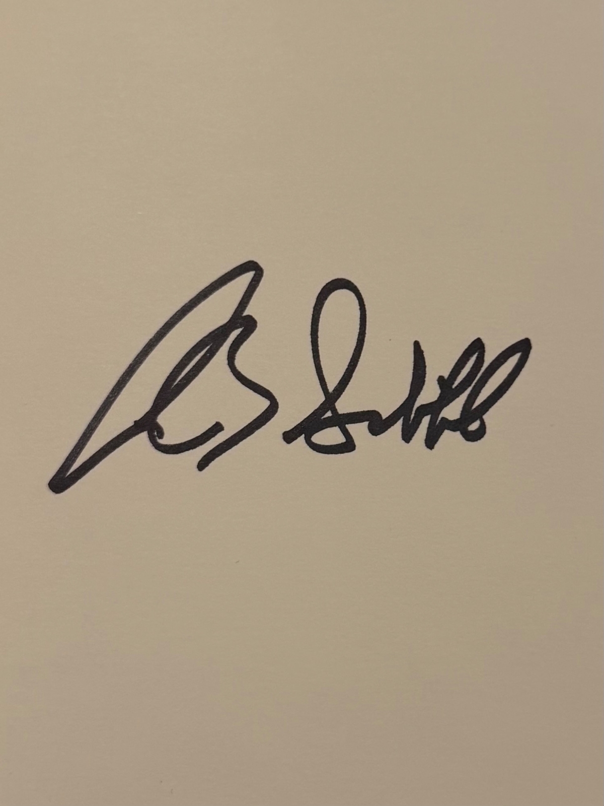 Adam Schiff signed item