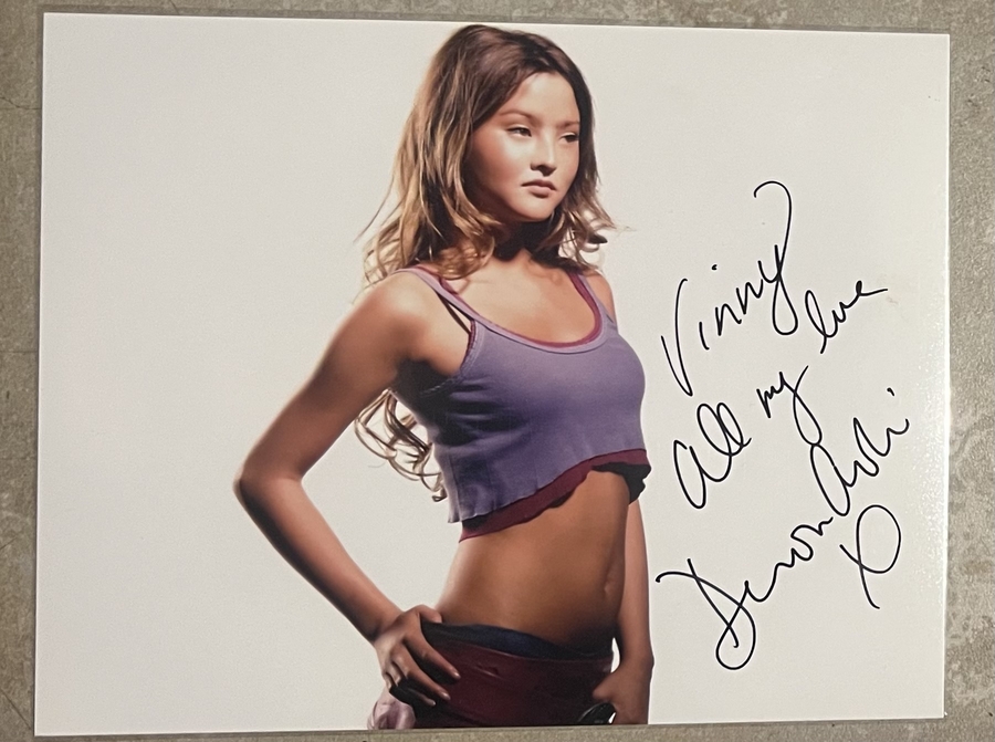 Devon Aoki signed 8x10 photo
