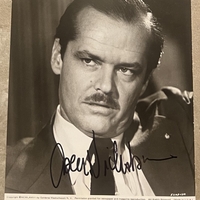 Jack Nicholson signed 8x10 photo