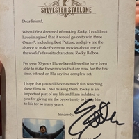 Sylvester Stallone signed item
