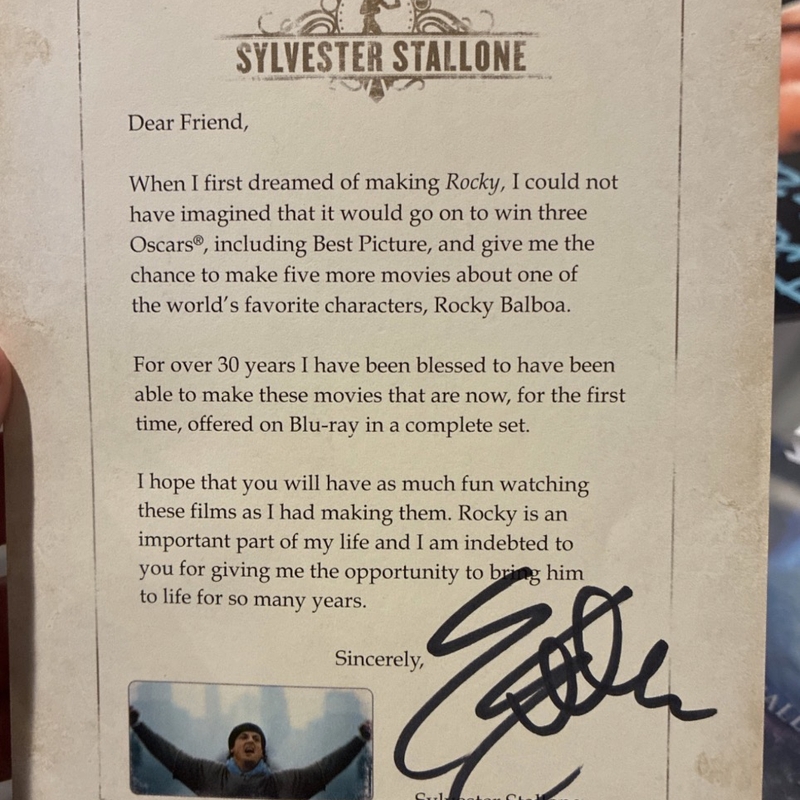 Sylvester Stallone signed item