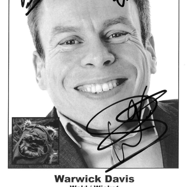 Warwick Davis signed item