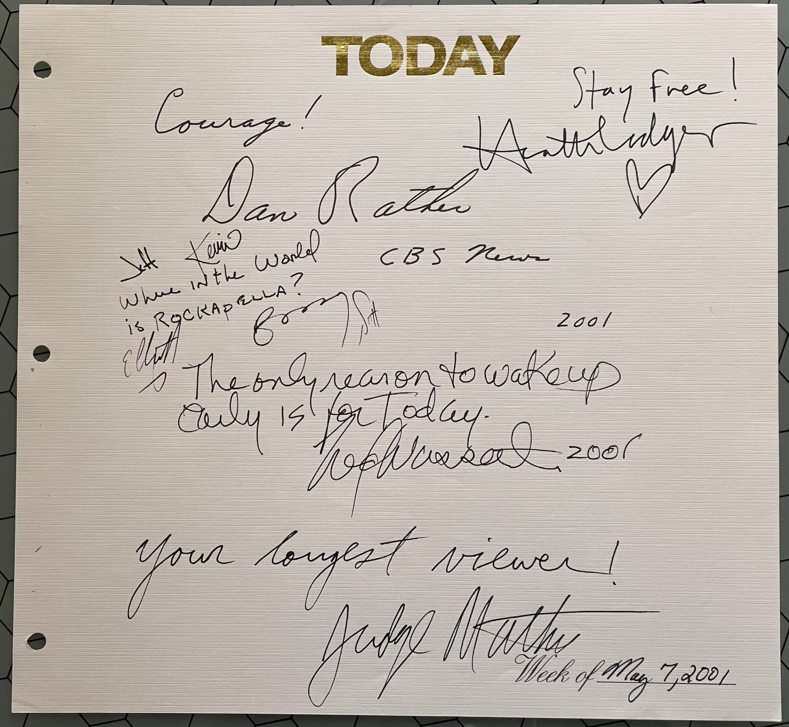 Heath Ledger signed item