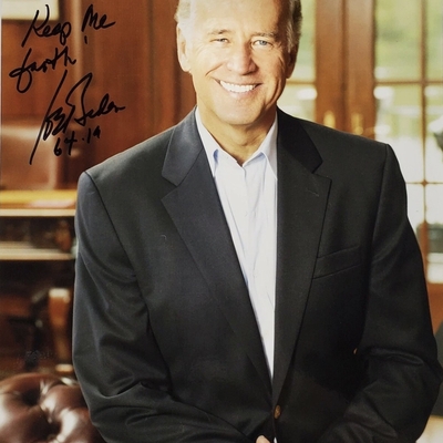 Joe Biden signed 8x10 photo