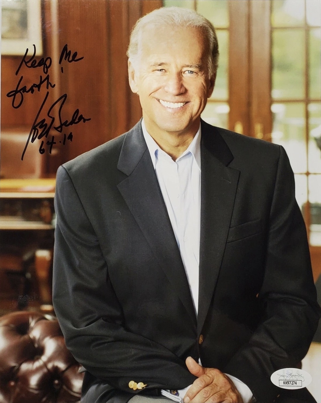Joe Biden signed 8x10 photo