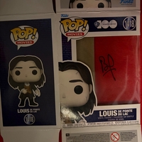 Brad pitt signed funko pop