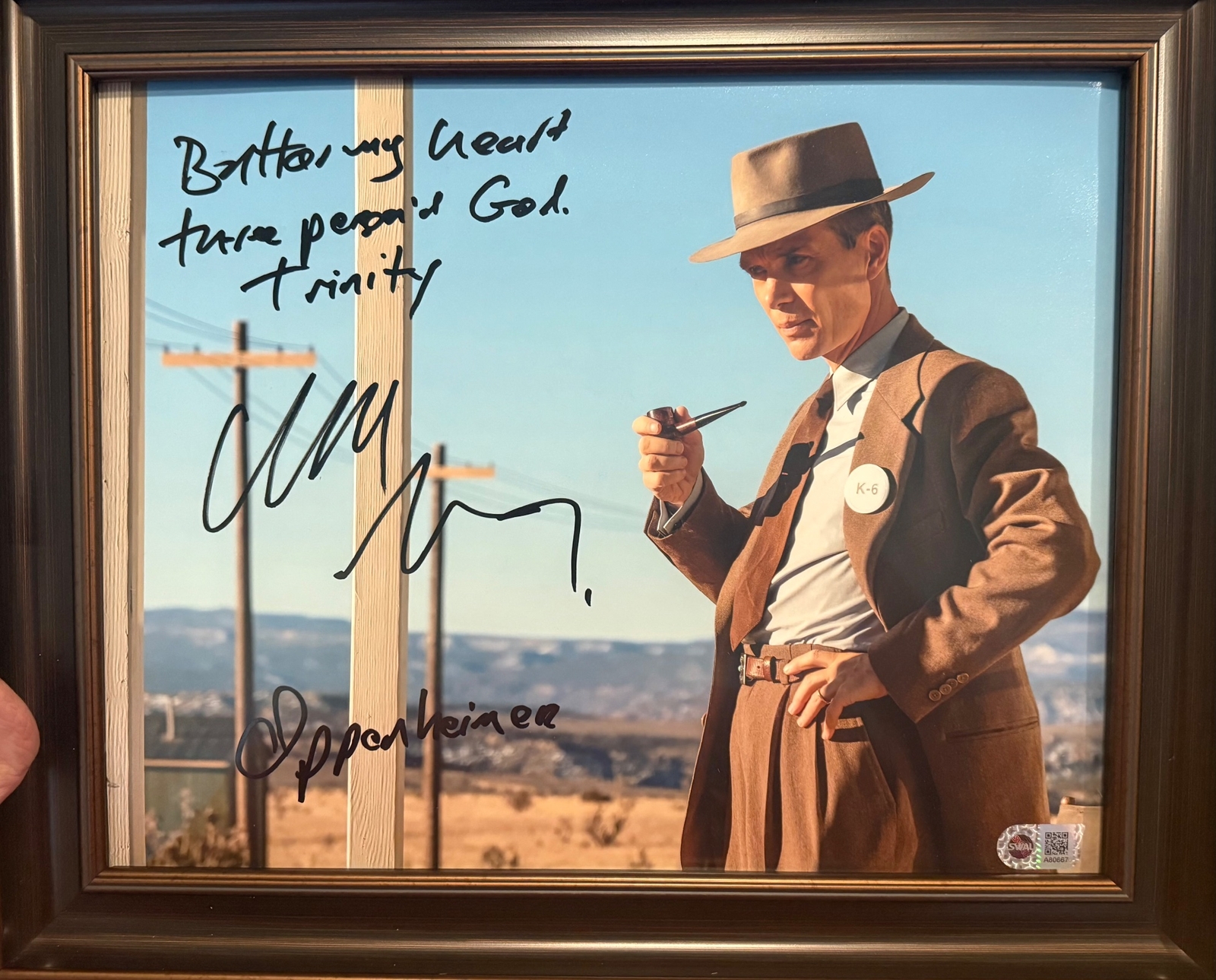 Cillian Murphy signed 11x14 photo - SWAU