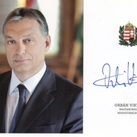 Viktor Orban signed book