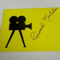 Ricardo Montalbán signed signed card