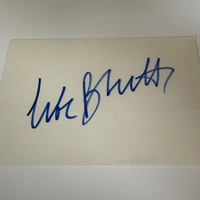 Cate Blanchett signed signed card