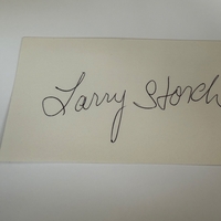 Larry Storch signed signed card