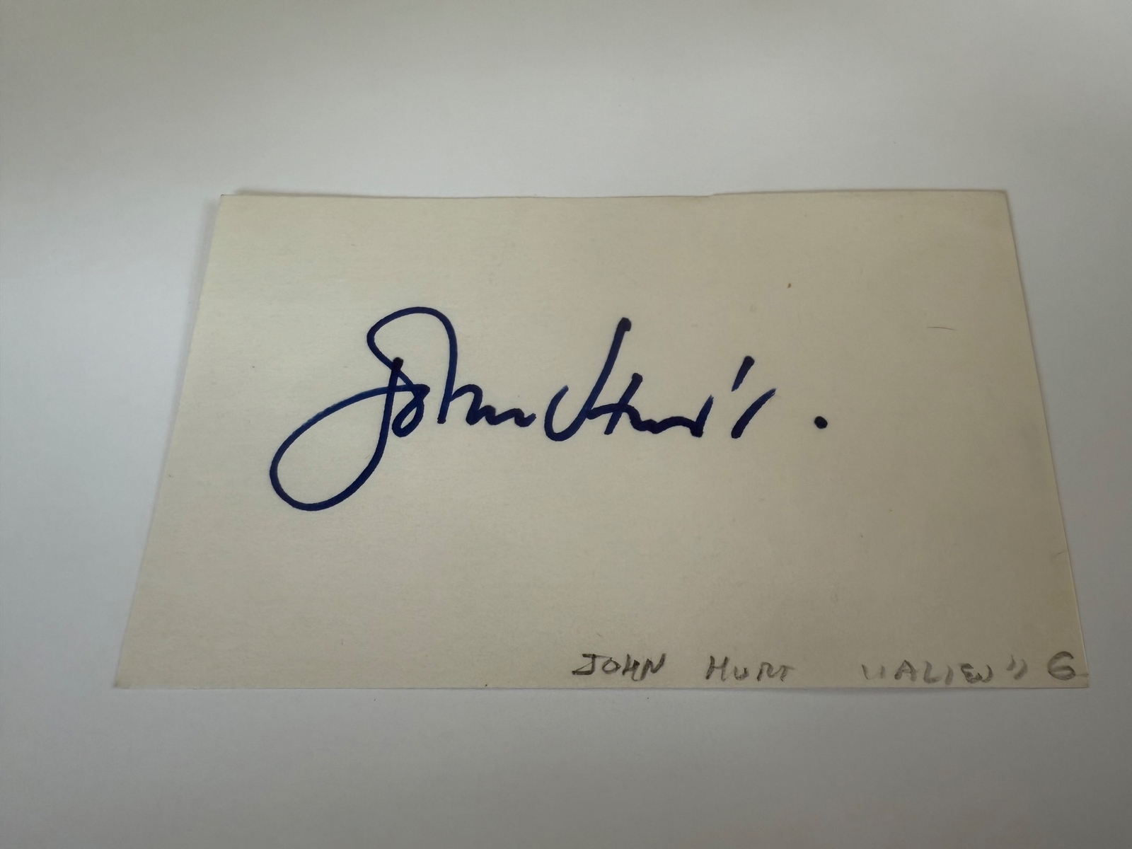 Emilia Fox signed signed card