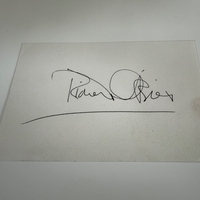 Richard O’Brien signed card