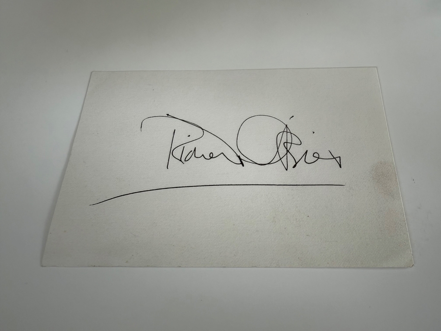 Richard O’Brien signed card