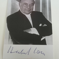 Herbert Lom signed photo