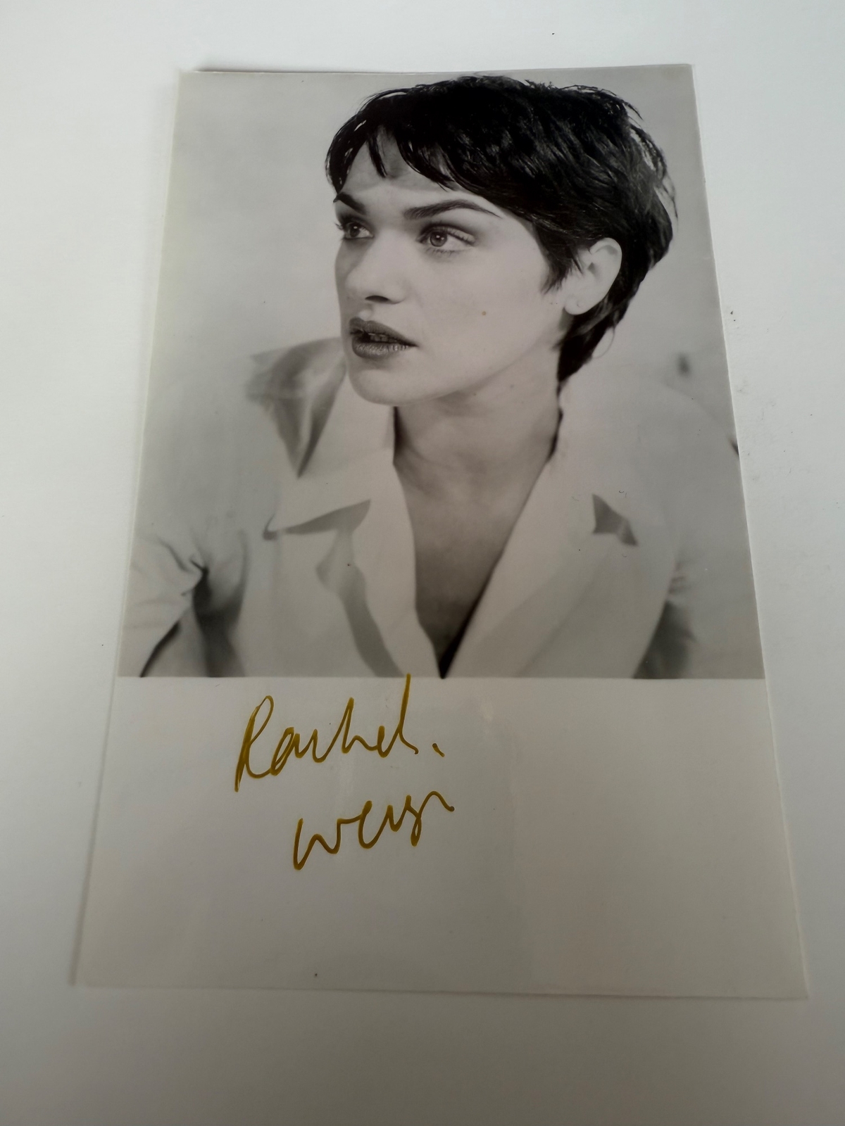 Rachel Weisz signed photo
