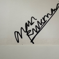 Alan Rickman signed card