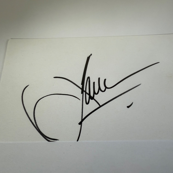 Jason Donovan signed card