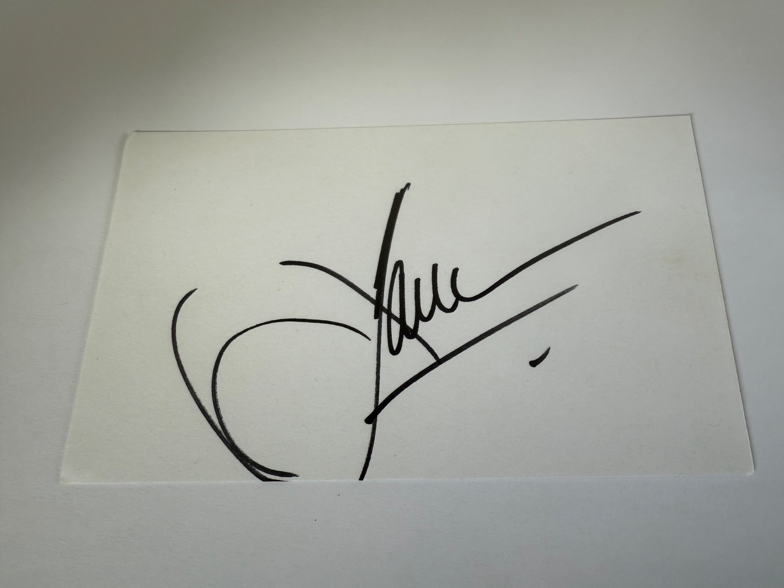 Jason Donovan signed card