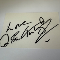 Rita Tushingham signed card