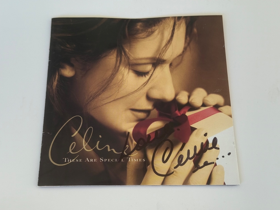 Celine Celine Dion - These are special time signed CD booklet Dion - These are special time signed CD booklet