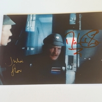 Julian Glover and Michael Sheard signed Star Wars photograph