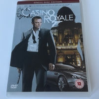 Casino Royale DVD cover signed by Judi Dench
