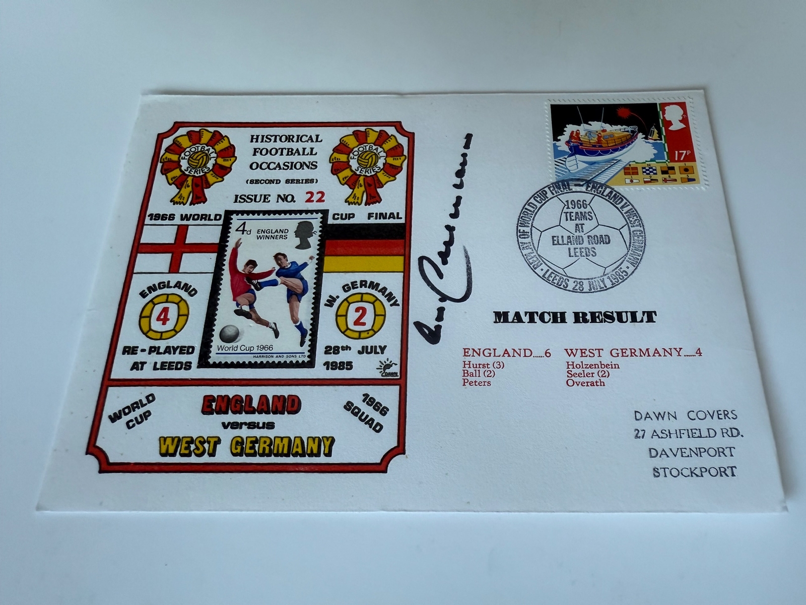 Franz Beckenbauer - signed first day cover