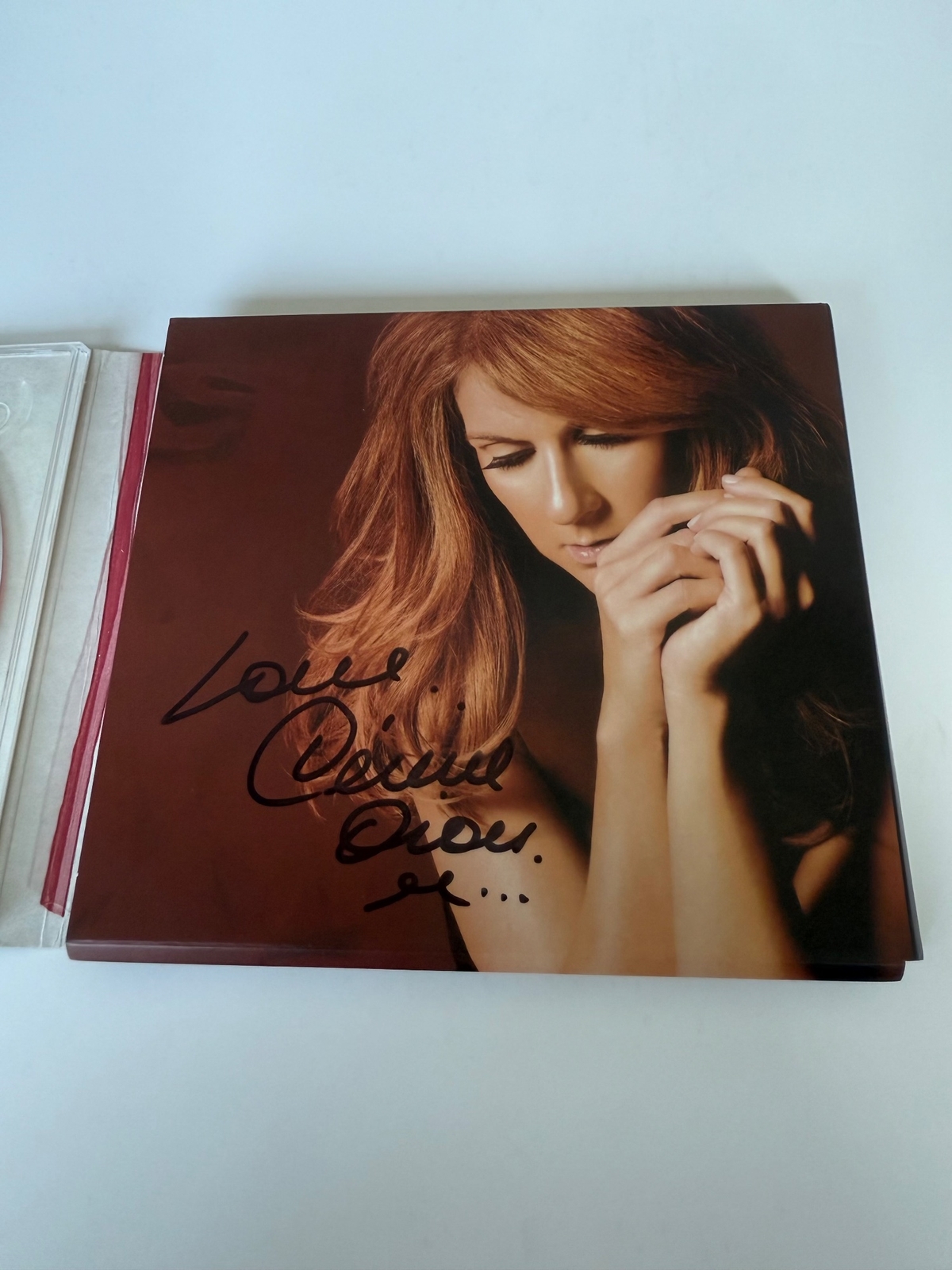 Celine Dion - signed D’Elles CD With signing proof