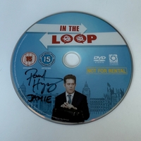 In The Loop DVD disc signed by Paul Higgins “Jamie”. Disc only