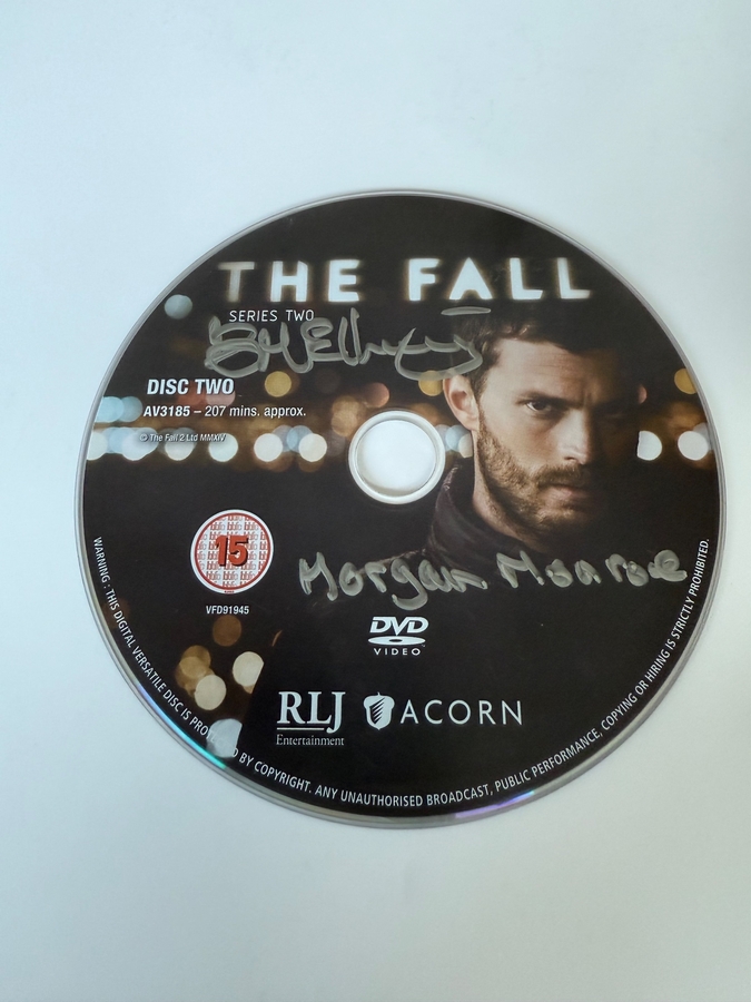 The Fall DVD disc signed by Ian McElhinney (Morgan Monroe)