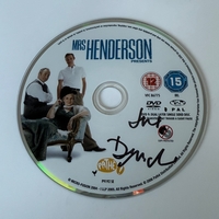 Mrs Henderson Presents DVD disc signed by Judi Dench. Disc only