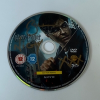 Harry Potter and the Deathly Hallows DVD disc. Signed by Bill Nighy. Disc only